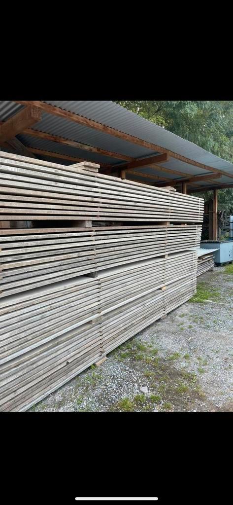 50 gebruite steigerplanken, Tuin en Terras, Palen, Balken en Planken, Ophalen