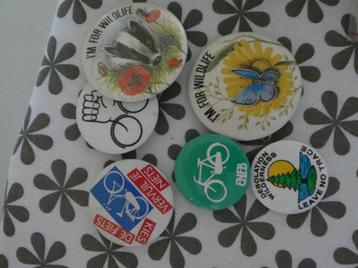 buttons  'fiets' &  'natuur'   beschikbaar voor biedingen