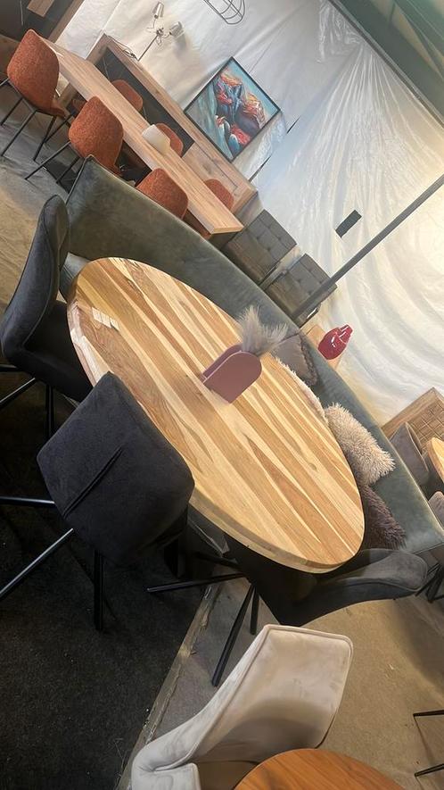 Eettafel sheesham hout uniek (outlet), Huis en Inrichting, Woonaccessoires | Overige, Zo goed als nieuw, Ophalen