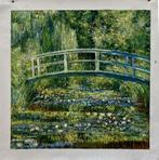 Olieverfreplica Monet: Waterlelievijver met Japanse brug, Verzenden