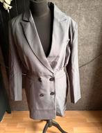 4TH + Reckless grijs blazer jurkje mt 38 ZGAN, Ophalen of Verzenden, Zo goed als nieuw, Maat 38/40 (M), Grijs