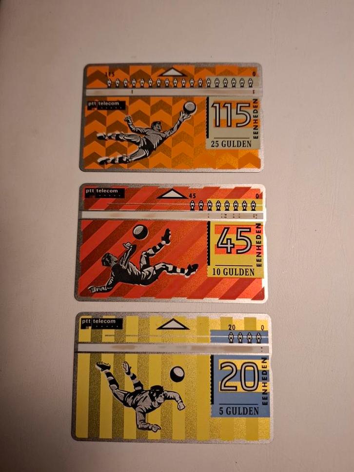 PTT Telecom Voetbal Telefoonkaarten 1993 mint conditie, Verzamelen, Telefoonkaarten, Nederland, Ophalen of Verzenden