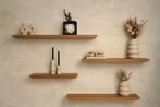 Zwevende wandplanken eiken muurplanken eiken wandplank 40mm, Verzenden