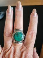 ZILVEREN (925) RING MET TURKOOIS EDELSTEEN MAAT 18,5 NIEUW, 18 tot 19, Nieuw, Ophalen of Verzenden, Dame of Heer