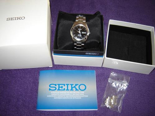 SEIKO HEREN HORLOGE !!!!!!, Sieraden, Tassen en Uiterlijk, Horloges | Heren, Zo goed als nieuw, Polshorloge, Seiko, Staal, Staal