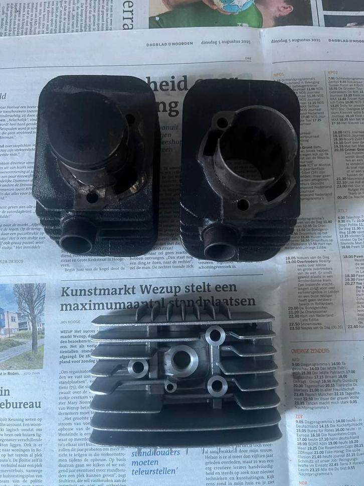 Vesp ciao cilinders, Fietsen en Brommers, Brommeronderdelen | Algemeen, Gebruikt, Overige typen, Ophalen