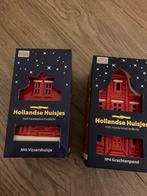 Postcodeloterij huisjes nr. 4 en 6, Huis en Inrichting, Woonaccessoires | Kandelaars en Kaarsen, Ophalen, Overige materialen, Zo goed als nieuw