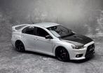 1:18 Mitsubishi Lancer Evolution X met Volk TE37  - Zilver!, Overige merken, Auto, ., Nieuw