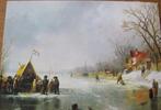C. Leickert - Winterlandschap - 19e eeuw, Verzamelen, Ansichtkaarten | Themakaarten, Verzenden, 1980 tot heden, Gelopen, Seizoenen