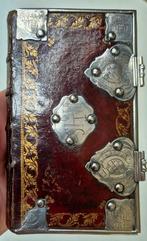 Gebedenboekje 18e eeuw in fraaie band met zilver., Antiek en Kunst, Antiek | Boeken en Bijbels, Verzenden