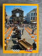 Puzzel 1000 stukjes - Gouda Kaasmarkt, Hobby en Vrije tijd, Denksport en Puzzels, Ophalen of Verzenden, Gebruikt, Legpuzzel