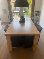 Eettafel met 6 eetkamerstoelen, Ophalen, Gebruikt