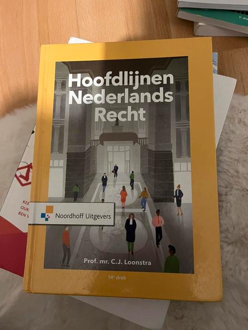 Prof.Mr.C.J. Loonstra - Hoofdlijnen Nederlands recht, Boeken, Wetenschap, Zo goed als nieuw, Ophalen