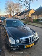 Mercedes-Benz E-Klasse 2.2 CDI E220 Combi AUT 2007 Zwart, Auto's, Mercedes-Benz, Achterwielaandrijving, Zwart, Stationwagon, Diesel