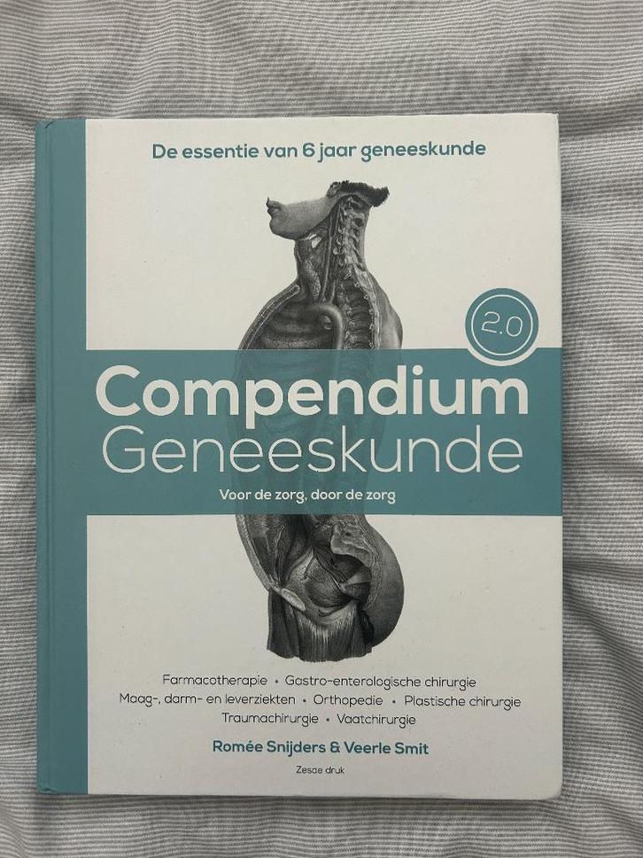 Compendium geneeskunde 2.0 zesde druk, Boeken, Studieboeken en Cursussen, Zo goed als nieuw, WO, Beta, Ophalen of Verzenden