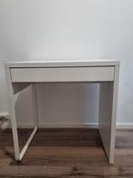Ikea Micke Bureau - Wit, Ophalen of Verzenden, Gebruikt, Bureau