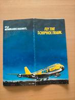 Folder Fly the schiphol train, Verzamelen, Spoorwegen en Tramwegen, Ophalen of Verzenden, Gebruikt, Trein, Overige typen