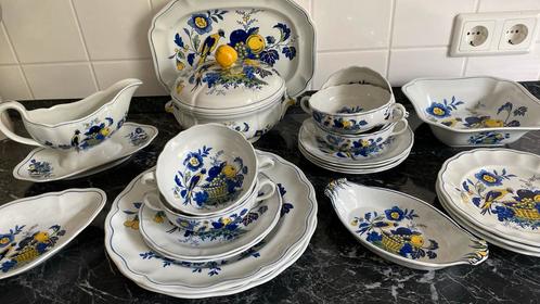 SPODE bijna compleet eet SERVIES BLUE Bird 🔹, Huis en Inrichting, Keuken | Servies, Zo goed als nieuw, Compleet servies, Wedgwood