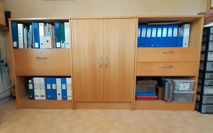 Bureau kast / opberg meubel / studeerkamer kast, Diversen, Bureau-accessoires, Gebruikt, Ophalen