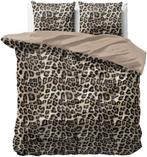 Emsa dekbedovertrek velvet panter 240/220, Bruin, Dekbedovertrek, Ophalen of Verzenden, Nieuw
