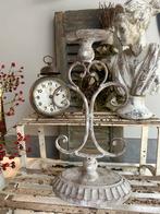 Brocante vergrijsde kandelaar, Antiek en Kunst, Curiosa en Brocante, Ophalen