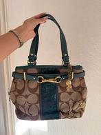 Coach Shoulder Bag - Teal Python Khaki Accent | Bag Charm, Ophalen of Verzenden, Zo goed als nieuw, Bruin, Handtas