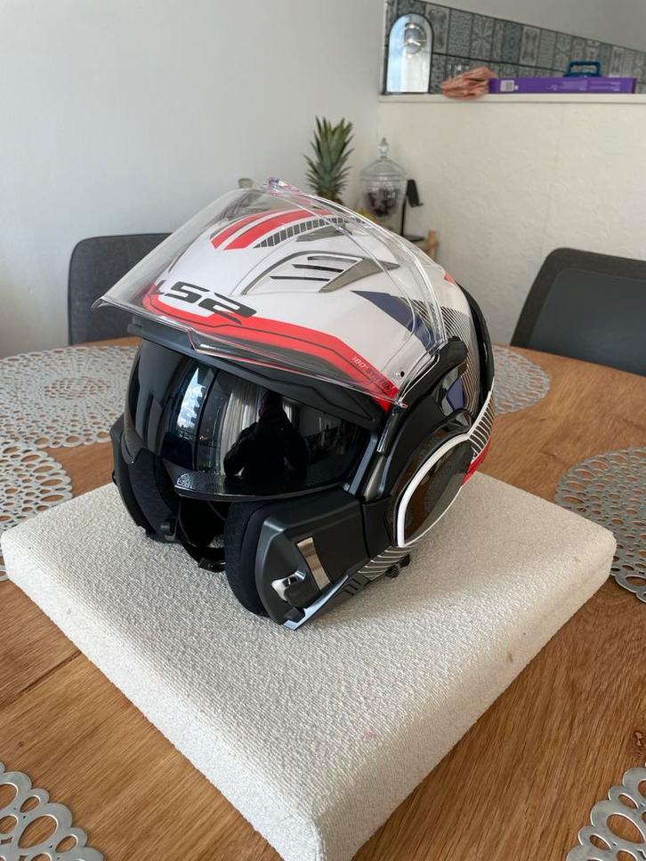 LS2 Valiant II Systeemhelm, Motoren, Kleding | Motorhelmen, Heren, Systeemhelm, S, Lazer, Tweedehands, Ophalen