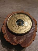Heel mooi antiek maritiem aneroide barometer ( leuke boomsch, Gebruikt, Ophalen of Verzenden