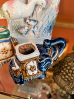 Blauwe Olifant Kandelaar Boho, Huis en Inrichting, Woonaccessoires | Kandelaars en Kaarsen, Overige materialen, Blauw, Ophalen of Verzenden