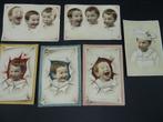 6 antieke verzamelplaatjes Bonbons Suisse, Ophalen of Verzenden, Zo goed als nieuw, Voor 1940, Prent