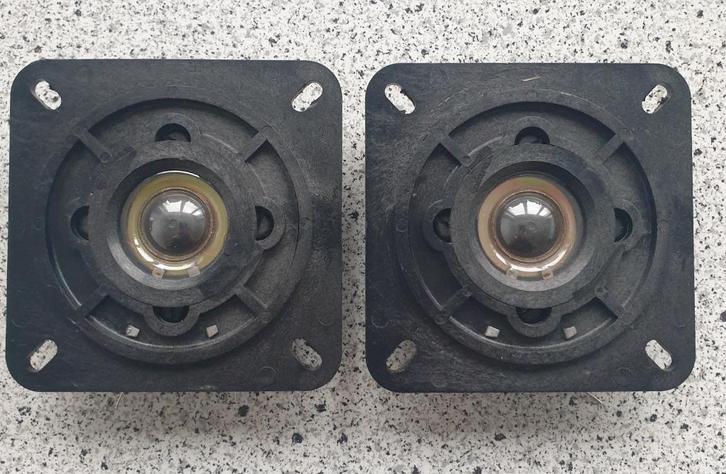 Vintage pair nette ITT tweeters, Audio, Tv en Foto, Luidsprekers, Gebruikt, Front, Rear of Stereo speakers, Minder dan 60 watt