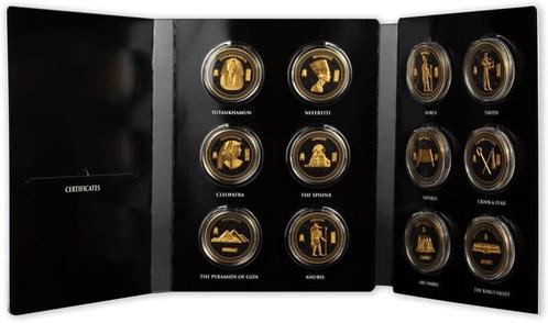 TUTANKHAMUN Set 12 Coins ANCIENT EGYPT 100 YEARS, Postzegels en Munten, Munten en Bankbiljetten | Verzamelingen, Munten, Buitenland