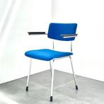 Stoel bureaustoel Gispen mod 1235 vintage retro design, Huis en Inrichting, Ophalen, Blauw, Metaal, Eén