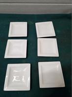 sam en squito schaaltjes wit vierkant 6x, Huis en Inrichting, Ophalen of Verzenden, 'T Olde Gre-j, Info@toldegrej.nl, Endepoelstraat 20f Didam