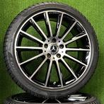 Originele 19 inch Mercedes AMG velgen banden C-klasse W205, 19 inch, Gebruikt, Banden en Velgen, Germany