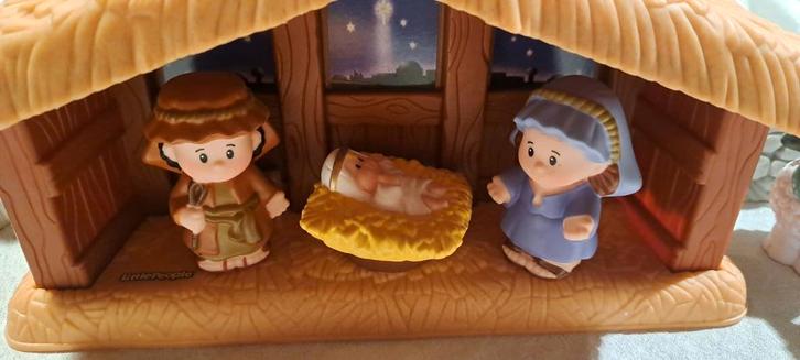 Kerststal - Fisher-Price - Little People - compleet zgan, Diversen, Kerst, Zo goed als nieuw, Ophalen of Verzenden