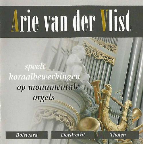 OrgelCD: Arie van der Vlist - Koraalbewerkingen op monumenta, Cd's en Dvd's, Cd's | Religie en Gospel, Zo goed als nieuw, Koren of Klassiek