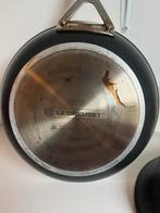 Le Creuset Koekenpan - Gebruikt, Overige materialen, Gebruikt, Inductieplaat, Ophalen of Verzenden