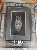 Afrikaans Schilderij met Masker, Ophalen of Verzenden