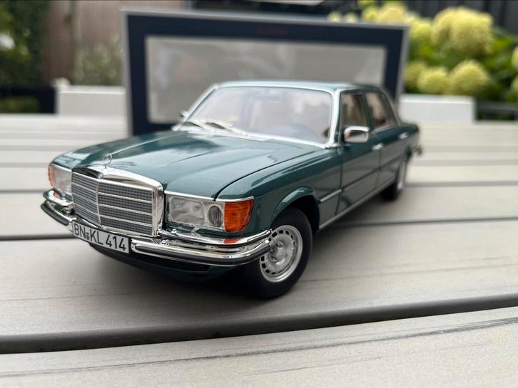 Mercedes-Benz 450 SEL S-klasse W116 | Norev 1:18, Hobby en Vrije tijd, Modelauto's | 1:18, Zo goed als nieuw, Auto, Norev, Ophalen of Verzenden
