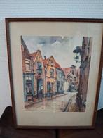 2x Jan Corthals Litho - Stadsgezicht, Ophalen of Verzenden