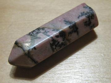 h. 2x edelsteenhanger RHODONIET hexagon (2)   beschikbaar voor biedingen