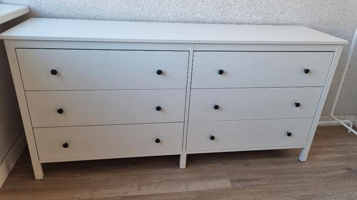 KOPPANG Chest of 6 drawers, white, 172x83 cm, Huis en Inrichting, Kasten | Ladekasten, Zo goed als nieuw, Minder dan 100 cm, 150 tot 200 cm
