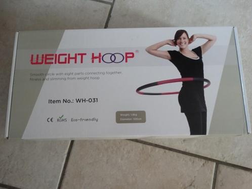 BeschrijvingWeight hoop - Hoalahoop met gewicht., Sport en Fitness, Fitnessmaterialen, Zo goed als nieuw, Overige typen, Armen