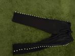 Feest broek met parels. Rekbare stof met zakken, Zwart, Ophalen of Verzenden, Zo goed als nieuw, Maat 36 (S)