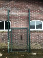 Looppoort groen gecoat, Tuin en Terras, Tuinhekken en Hekwerk, Ophalen, Gebruikt, IJzer, Overige typen