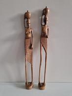 Afrikaanse handgesneden  houten beeldjes., Ophalen of Verzenden