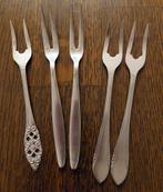 5 Vleeswarenvorken voor diverse toepassingen, Huis en Inrichting, Keuken | Bestek, Ophalen of Verzenden, Gebruikt, Rvs of Chroom