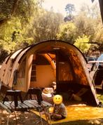 Ruime 4 persoons katoenen familietent Bardani, Caravans en Kamperen, Tenten, Ophalen, Zo goed als nieuw, Tot en met 4