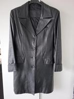 3/4 Leren jas Nostalgie, maat 38, Maat 38/40 (M), Zwart, Nostalgie, Ophalen of Verzenden